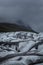 This is a view of the Svínafellsjökull glacier in Iceland, a great place for hiking