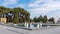 View of swans fountains in the National Seaside Park