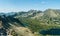 View from Szpiglasowa Przelecz in High Tatras mountains