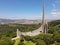 View at Taalmonumet near Paarl on South Africa