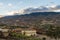 View of the Tabernas desert and the Oasys MiniHollywood Western Theme Park in Andalusia