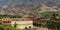 View of the Tabernas desert and the Oasys MiniHollywood Western Theme Park in Andalusia