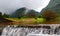 View of Tamhini Ghat Hills during monsoon season, a favourite holiday spot for people around Mumbai and Pune