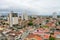 A view of Taubate`s cityscape from above - Sao Paulo state