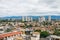 A view of Taubate`s cityscape from above - Sao Paulo state