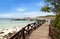 View at Tawaen beach with blue sky in Lan island