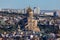 View of Tbilisi with Sameba, Trinity Church and other landmarks