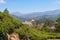 View of tea plantation valley in Munnar