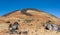 View of the Teide Mount and Teide Eggs. Beautiful view of the la