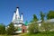 View of the Temple of the Dormition of the Theotokos in Alekseevsky convent. Uglich, Yaroslavl region