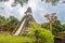 View at the Temple I from Central Acropolis in Tikal National Park - Guatemala