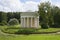 View of the Temple of Love and Friendship day in august. Pavlovsk