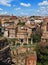 View of the Temple of Romulus, from the Palatine Hill, Rome