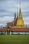View of the temples of the Grand Royal Palace. Bangkok