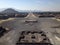 A view of Teotihuacan from the Pyramid of the Moon