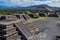 View of Teotihuacan ruins, Aztec ruins, Mexico