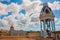 View from the terrace on the building of the Municipality. Observation rotunda with stairs on the roof of the Palace. Cienfuegos,