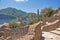 The view from the terraces of the Aragonese castle on Ischia isl