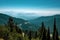 The view from the Teton Pass, Wyoming