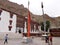 View from Thikse Gompa or Thikse Monastery at Leh Ladakh . Buddhism . Peace . Travel India . Old architecture .