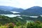 View from Thousand Island Lake Observation Deck at Feitsui Reservoir in Shiding District,