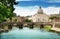 View on Tiber and St Peter Basilica