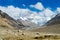 View from the Tibetan plateau on Mount Everest