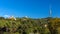 View of Tibidabo mountain in Barcelona, Spain