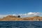 View of the Ticonata island, Lake Titicaca, Peru