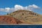 View of the Ticonata island, Lake Titicaca, Peru