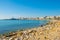 View of a tiny beach in piraeus district of athens, greece...IMAGE