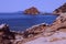 View of Tirrenic sea View of Tirrenic sea and rocks. Monte Argentario, Tuscany, Italy