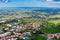 View from Titano mountain, San Marino at neighborhood