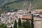 View of Tivoli from the villa d`Este, Italy