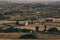 View to agriculture fields in countryside of Malta