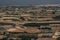 View to agriculture fields in countryside of Malta