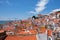 The view to Alfama from the high place. Lisbon. Portugal.