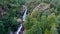 View to amasing waterfall in mountains