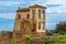 View to ancient Flavian Palace - Domus Flavia- on Palatine hill, Rome, Italy