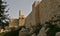 View to ancient Jerusalem\'s wall and David Tower.