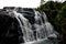 View to Bakers Waterfall in Horton Plains in Sri Lanka