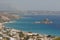 View to the beach of Kefalos village, Kos island