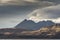 View to Bla Beinn in the Cuillin hills on the Isle of Skye.