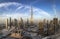 View to the Business bay of Dubai skyline, UAE