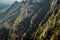 View to cableway to montserrat monastery