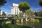 View to the Canal of Perpignan. Pyrenees-Orientales, France.