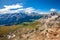 View to Champfer lake and mountains, St Moritz