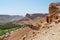 View to the city of Seiyun in Hadramaut valley, Yemen.