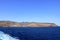 View to the coastline of la Gomera from the ferry