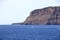 View to the coastline of la Gomera from the ferry